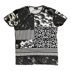New Look Men's T-Shirt Tee Medium Abstract